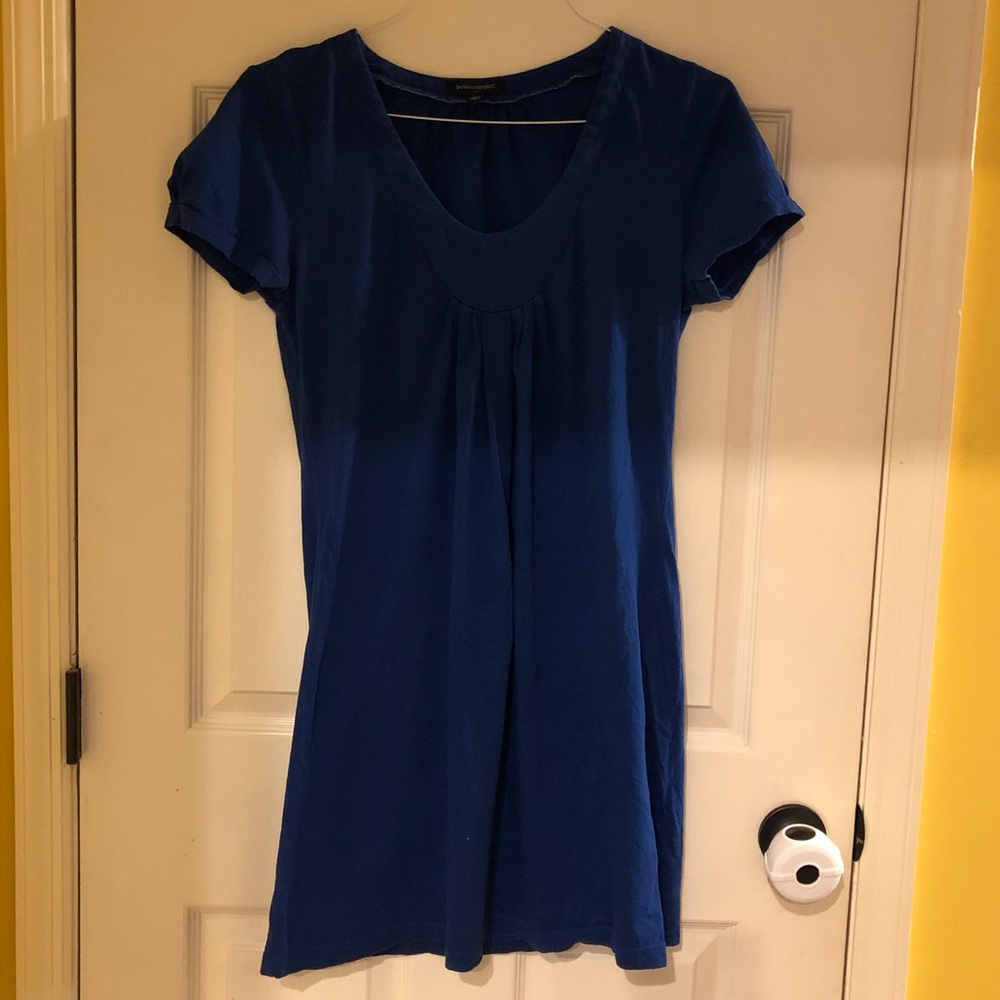 Beautiful blue T-shirt dress Banana Republic